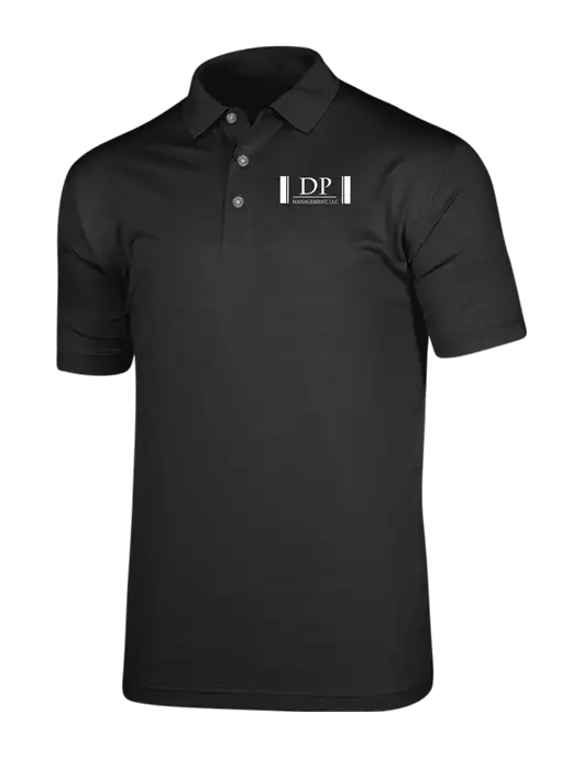 Callaway Vibrant Black Ventilated Polo w/DP Management Logo