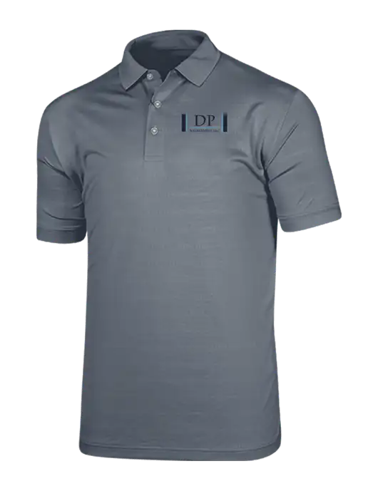 Callaway Vibrant Light Grey Ventilated Polo w/DP Management Logo