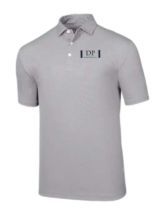 Callaway Birdseye Light Grey Polo w/DP Management Logo