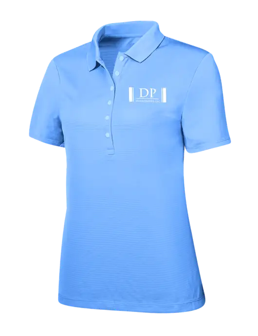 Callaway Womens Ottoman Light Blue Polo w/DP Management Logo