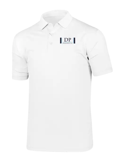 Callaway Vibrant Bright White Ventilated Polo w/DP Management Logo
