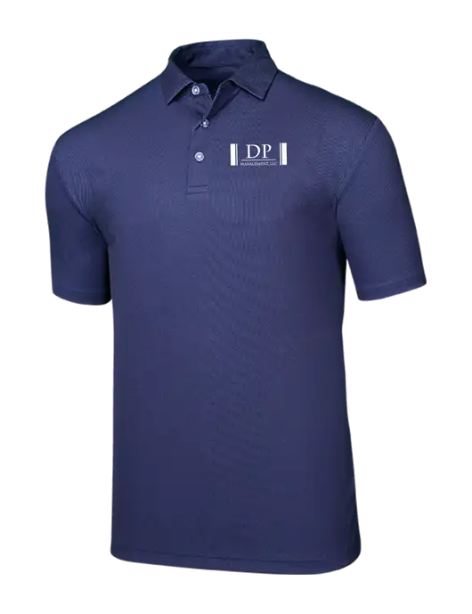 Callaway Birdseye Navy Polo w/DP Management Logo