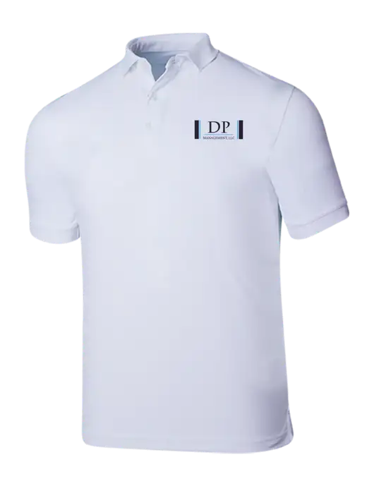 Callaway Ottoman Bright White Polo w/DP Management Logo