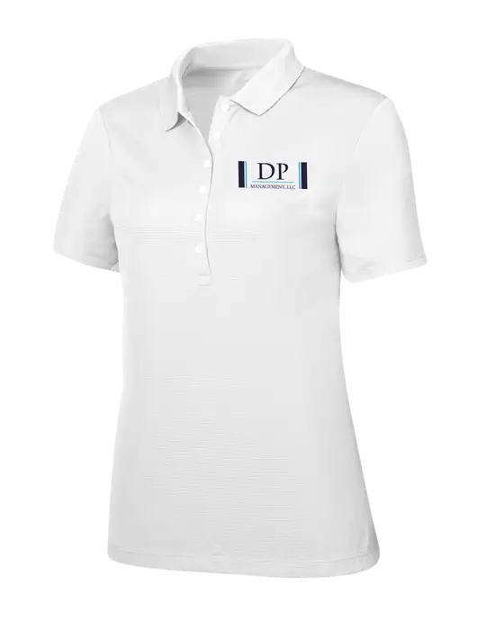 Callaway Womens Ottoman Bright White Polo w/DP Management Logo