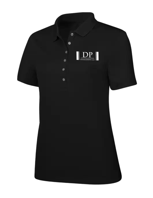 Callaway Womens Ottoman Black Polo w/DP Management Logo