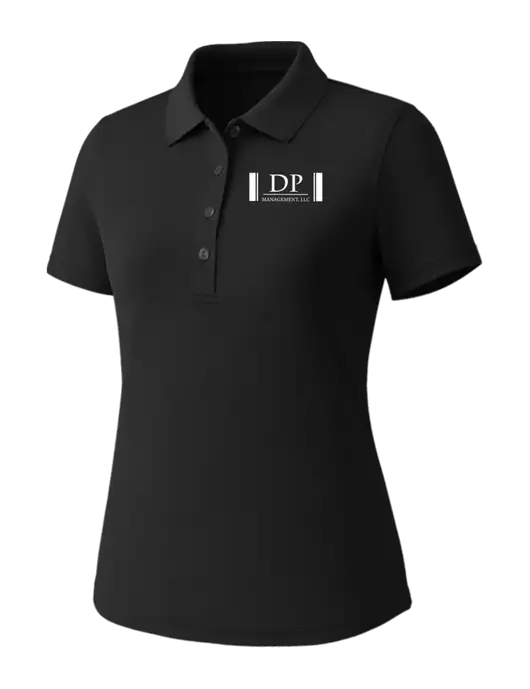 Callaway Womens Core Black Performance Polo w/DP Management Logo
