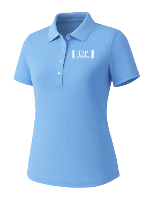 Callaway Womens Core Light Blue Performance Polo w/DP Management Logo