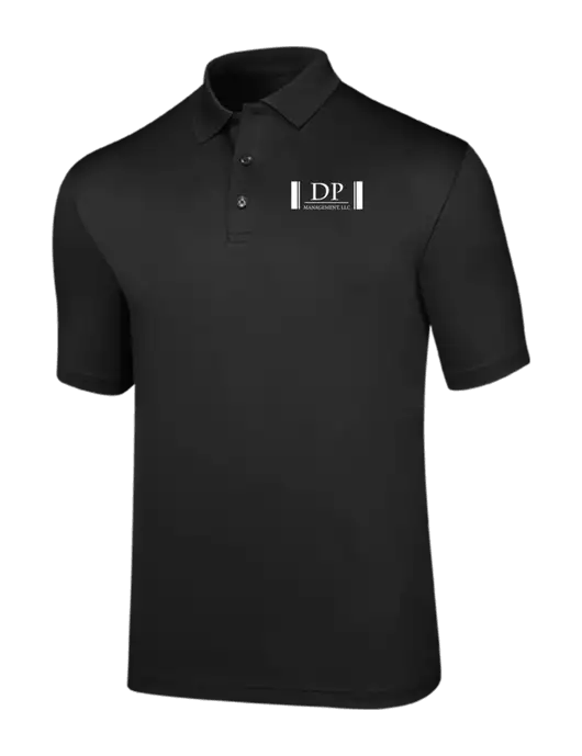Callaway Opti-Dri Black Chev Polo w/DP Management Logo