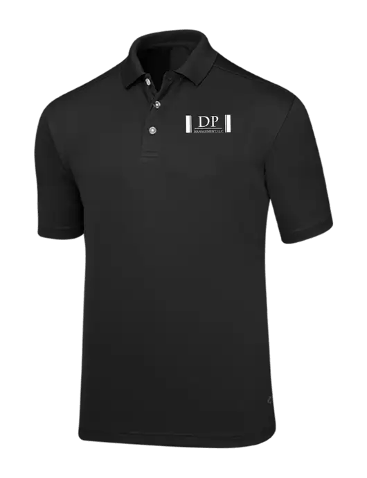 Callaway Core Black Performance Polo w/DP Management Logo