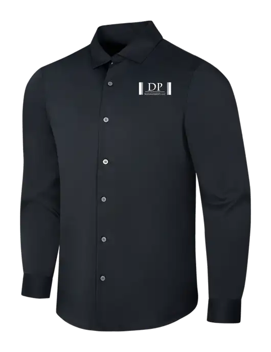 Black City Stretch Shirt w/DP Management Logo