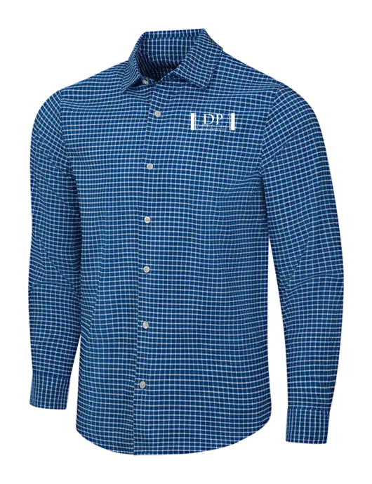 Navy/White City Stretch Shirt w/DP Management Logo