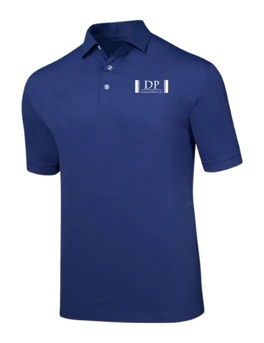Callaway Navy Fashion Tonal Polo w/DP Management Logo