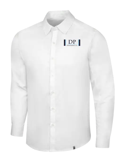 OGIO White Commuter Woven Shirt w/DP Management Logo