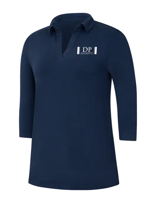Navy Womens Luxe Knit Tunic w/DP Management Logo