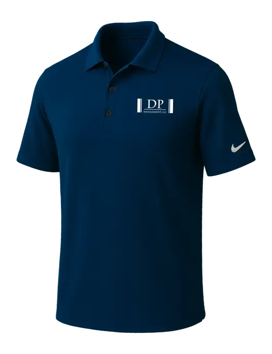 NIKE Navy Dri-Fit Micro Pique Polo w/DP Management Logo