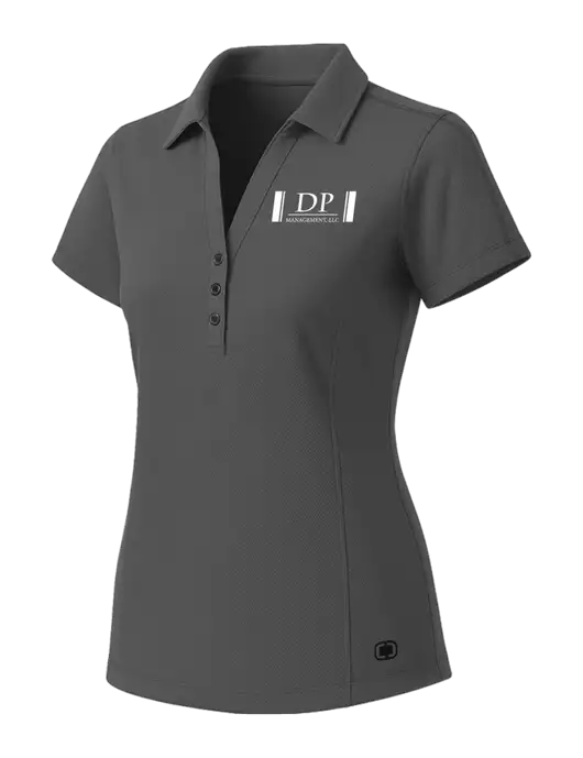 OGIO Womens Medium Grey ONYX Polo w/DP Management Logo