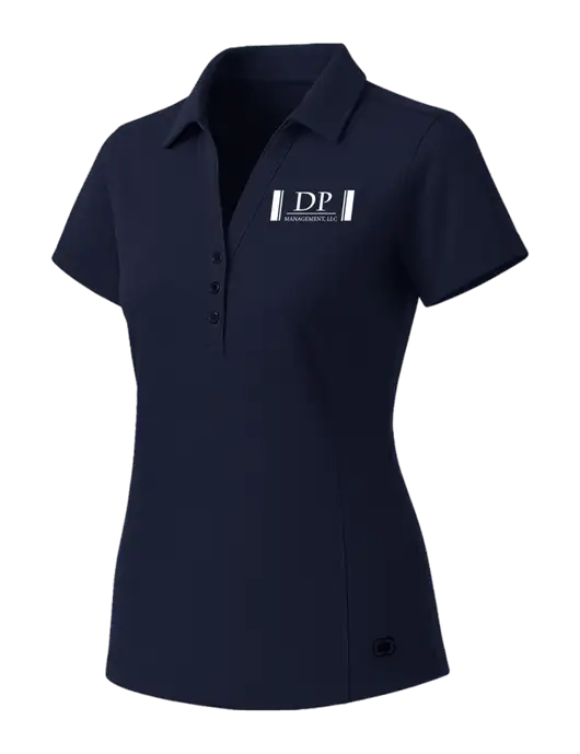 OGIO Womens Navy ONYX Polo w/DP Management Logo