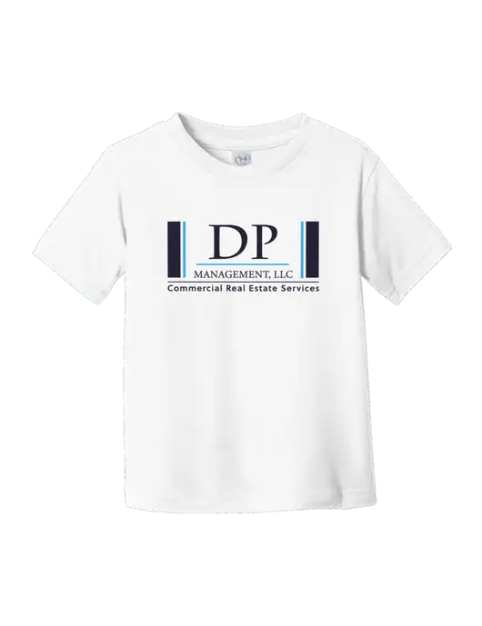 Rabbit Skins White Toddler Fine Jersey Tee w/DP Management Logo