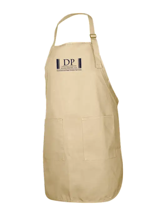 Full-Length Stone Apron With Pockets w/DP Management Logo