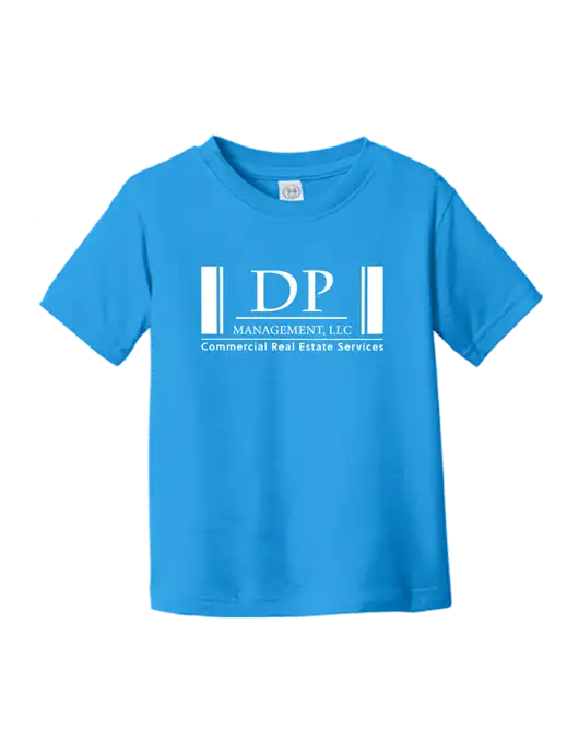 Rabbit Skins Cobalt Toddler Fine Jersey Tee w/DP Management Logo