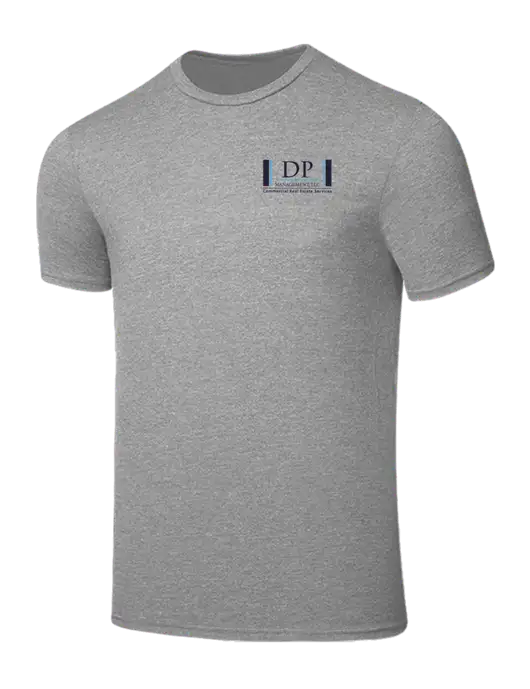 Seriously Soft Light Heather Grey T-Shirt w/DP Management Logo
