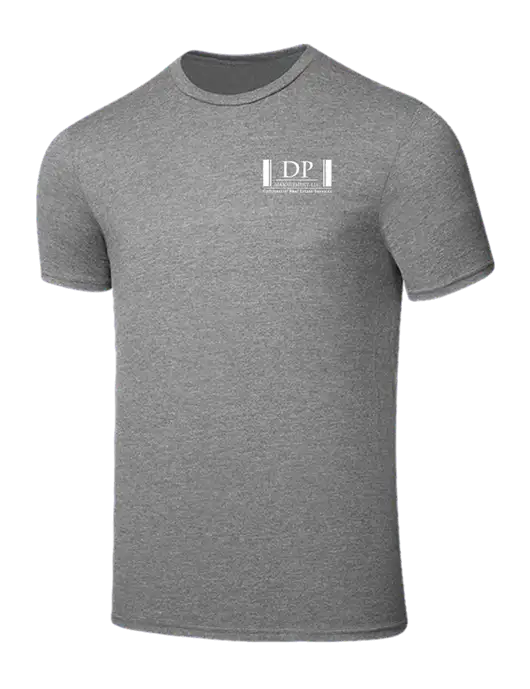 Seriously Soft Grey Frost T-Shirt w/DP Management Logo