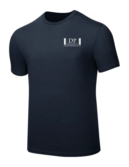 Seriously Soft Navy T-Shirt w/DP Management Logo