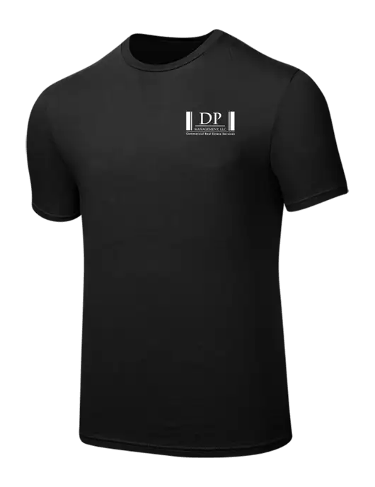Seriously Soft Black T-Shirt w/DP Management Logo
