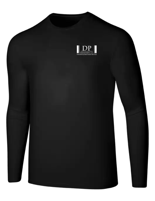 Seriously Soft Black Long Sleeve T-Shirt w/DP Management Logo