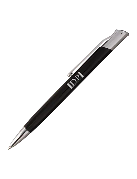 San Malo Black Pen - Black Ink w/DP Management Icon Logo