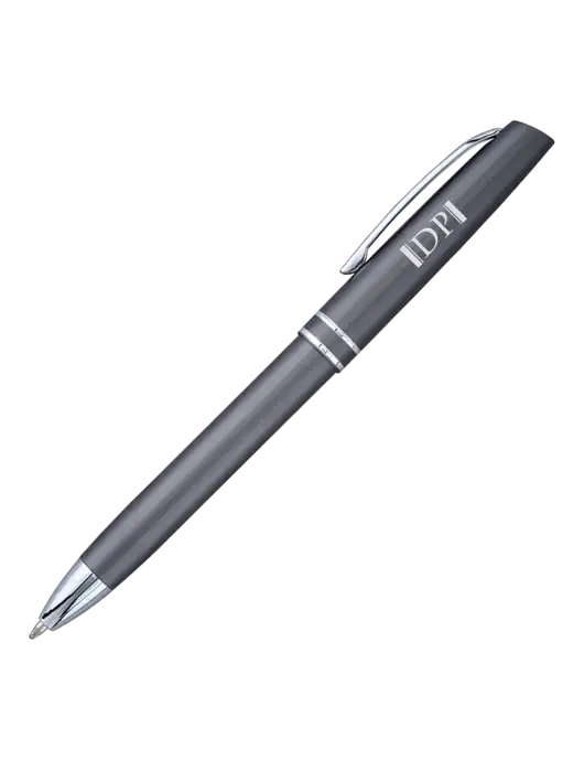 Gunmetal Anguilla Black Ink Pen w/DP Management Icon Logo