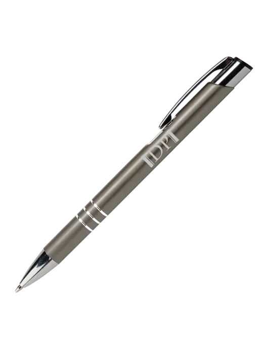 Laurent Gunmetal Pen - Black Ink w/DP Management Icon Logo
