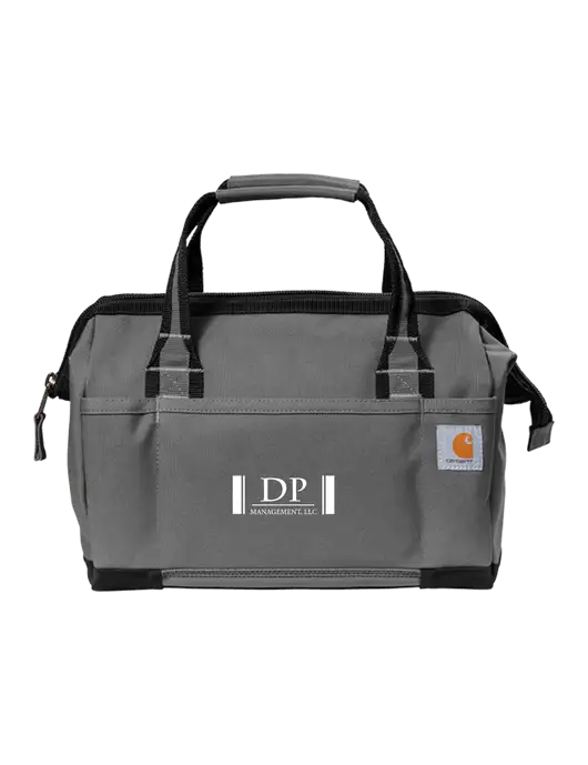 Carhartt Foundry Series 14” Grey Tool Bag w/DP Management Logo