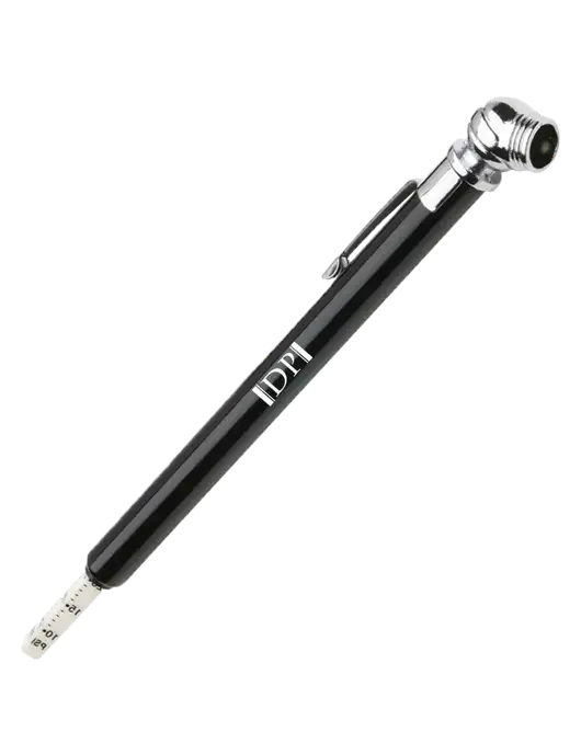 Quick View Black Tire Gauge w/DP Management Icon Logo