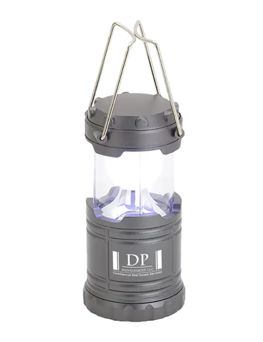 Gunmetal Mini Retro Lantern w/DP Management Logo