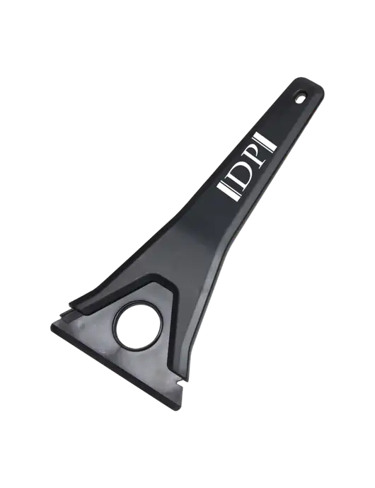 TriBlade Black Windshield Scraper w/DP Management Icon Logo