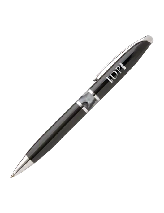 Illusion Black Pen - Black Ink w/DP Management Icon Logo