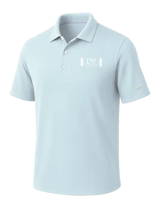 NIKE Very Light Blue Dri-Fit Micro Pique Polo w/DP Management Logo