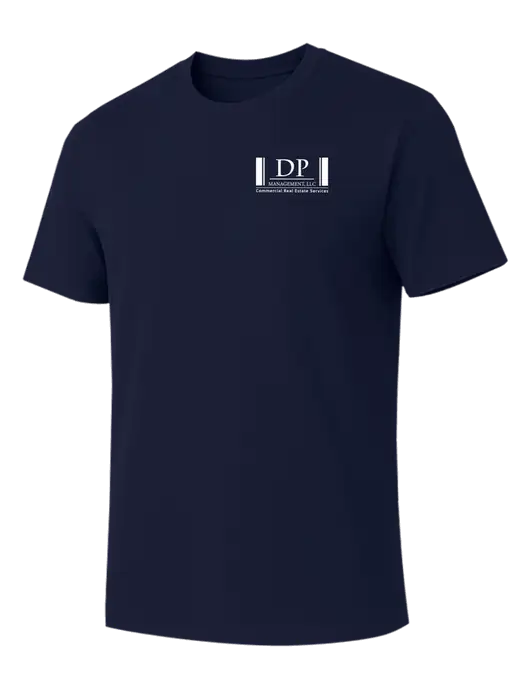 Allmade Dark Navy Organic Cotton Tee w/DP Management Logo