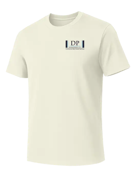 Allmade White Sand Organic Cotton Tee w/DP Management Logo