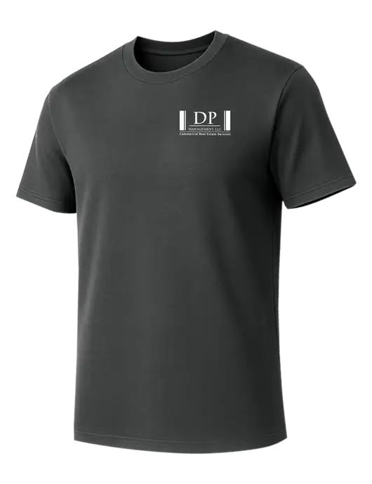 Allmade Charcoal Grey Organic Cotton Tee w/DP Management Logo