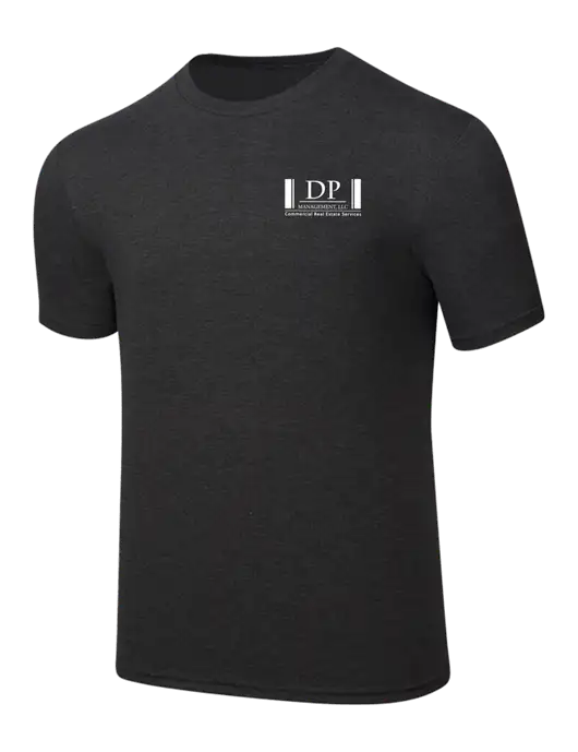 Simply Soft Black Frost 4.5oz  Poly/Combed Ring Spun Cotton T-Shirt w/DP Management Logo