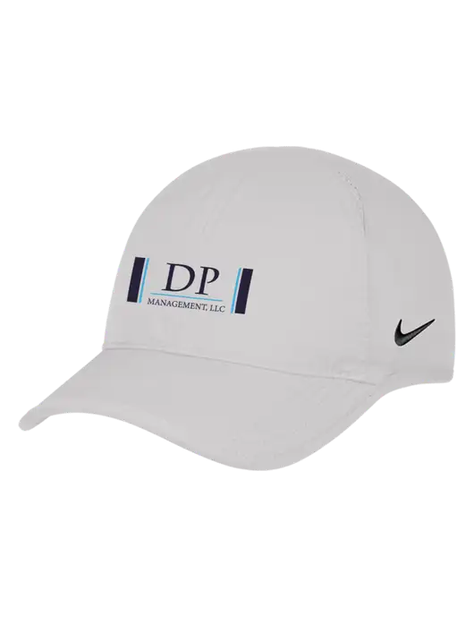 Nike White Featherlight Cap w/DP Management Logo