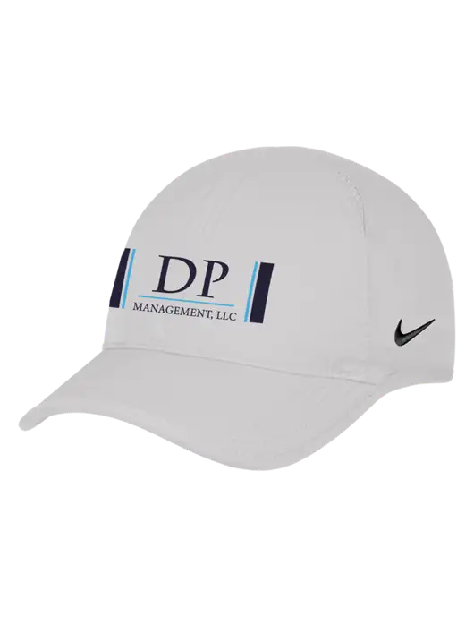 Nike White Featherlight Cap w/DP Management Logo
