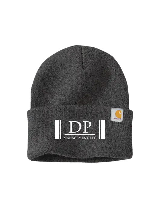 Carhartt Dark Grey Watch Cap 2.0 w/DP Management Logo