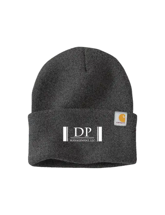 Carhartt Dark Grey Watch Cap 2.0 w/DP Management Logo
