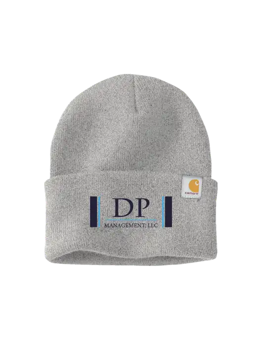 Carhartt Light Grey Heather Watch Cap 2.0 w/DP Management Logo