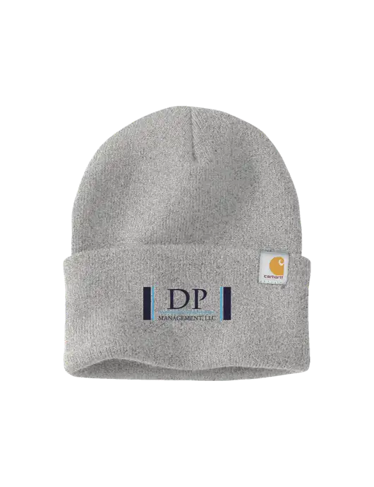 Carhartt Light Grey Heather Watch Cap 2.0 w/DP Management Logo