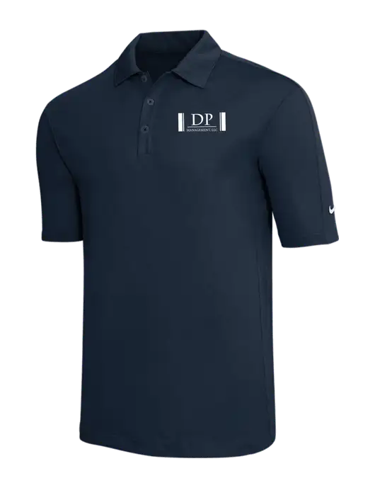 Nike Navy Tech Sport Dri-FIT Polo w/DP Management Logo