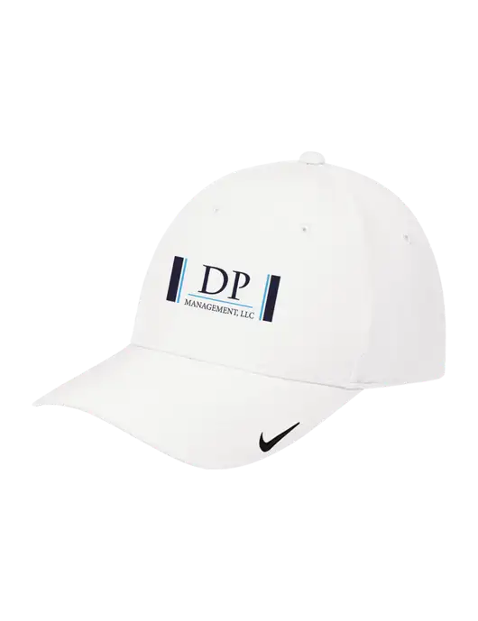 Nike White Dri-FIT Legacy Cap w/DP Management Logo